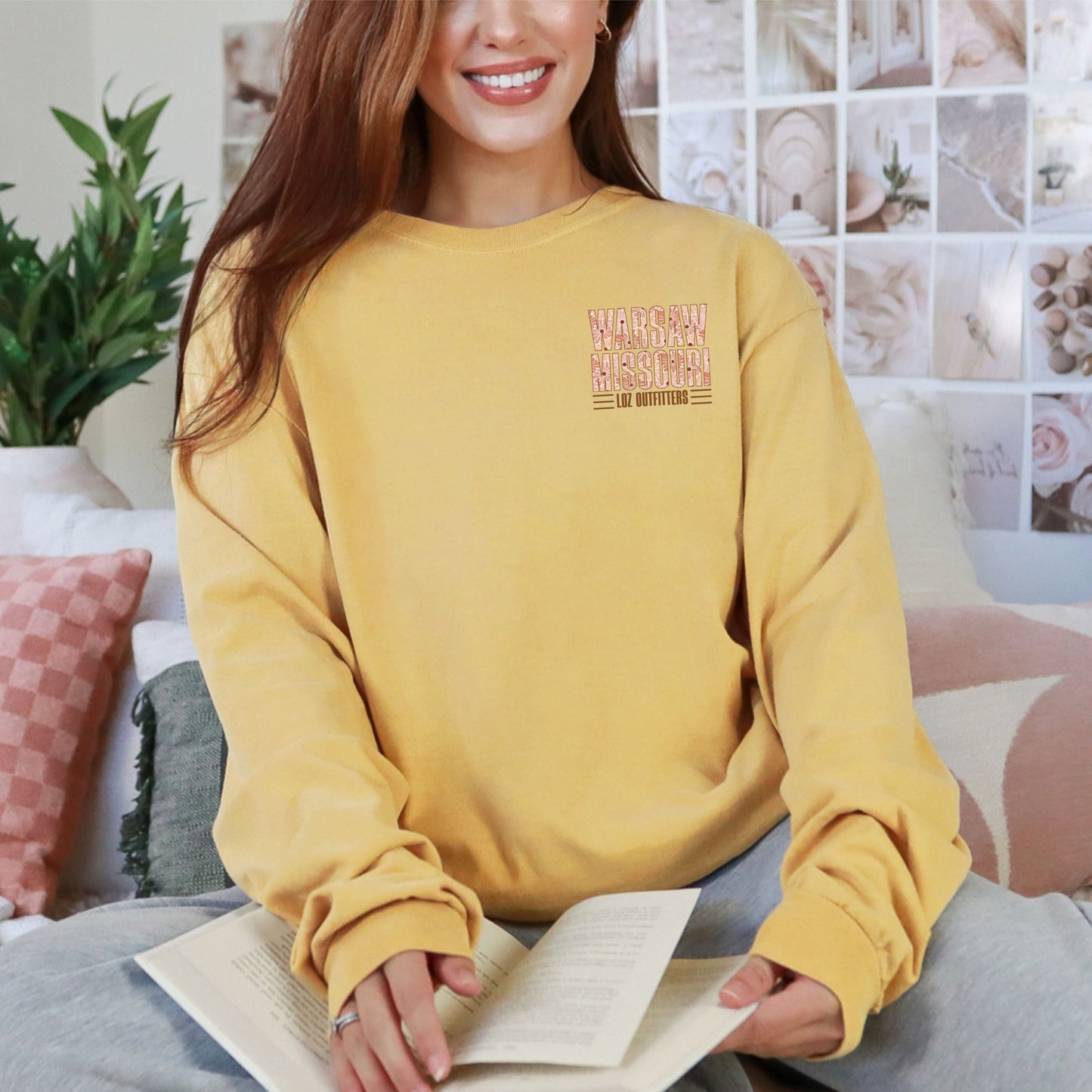 Warsaw Mo Peach Flower Collage