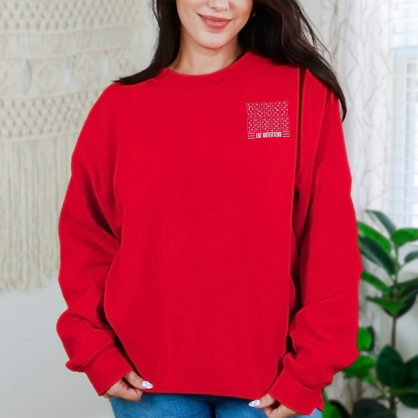 Warsaw Mo Hearts with Outline