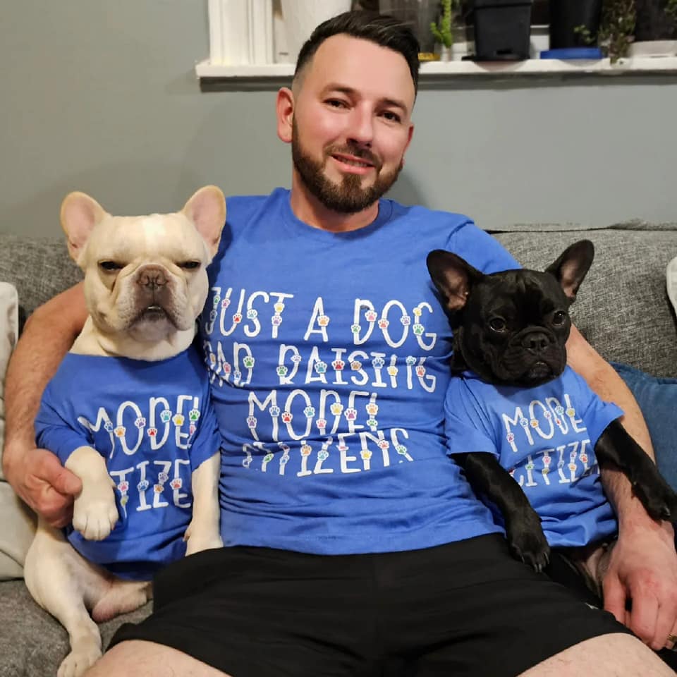 Dog Dad Raising Model Citizens