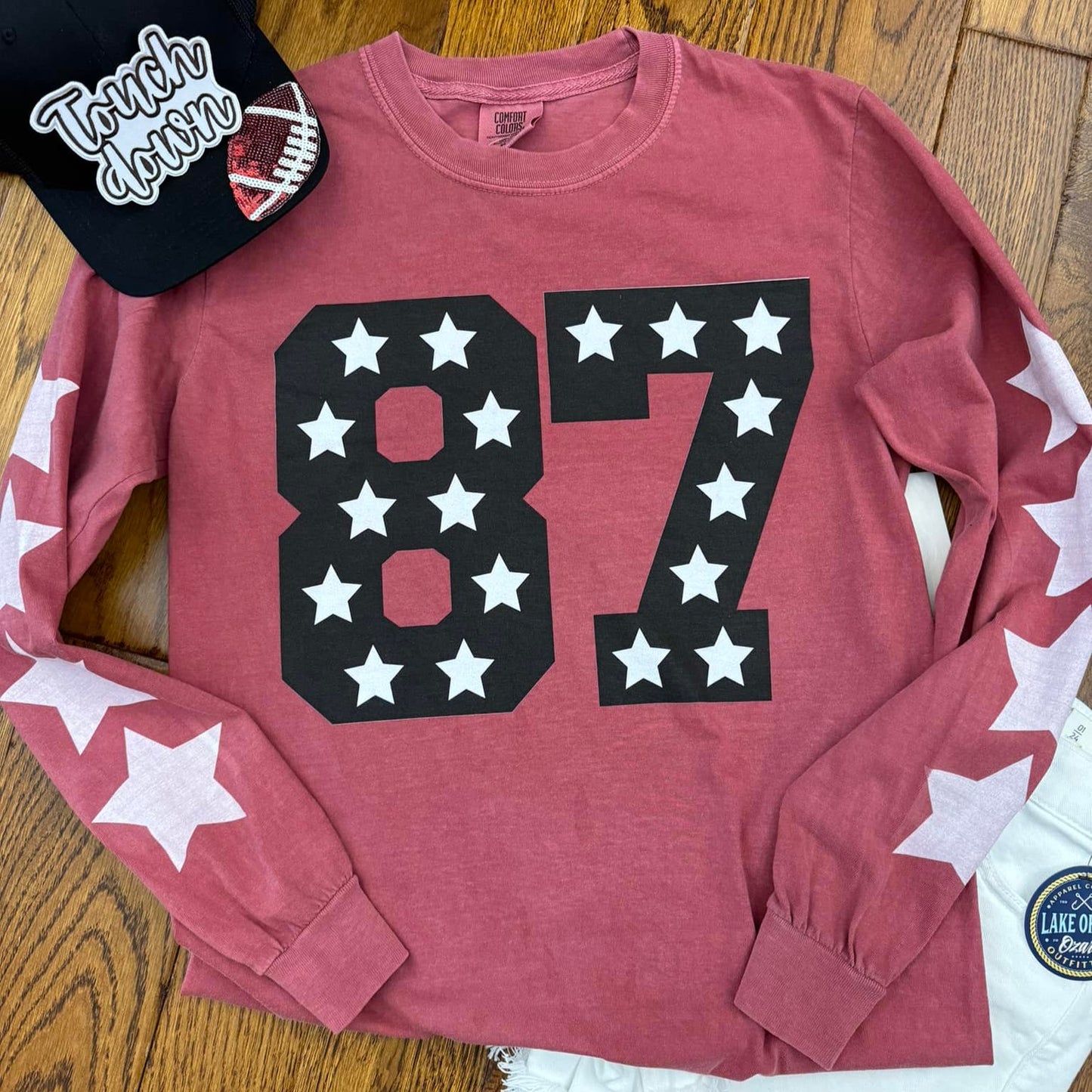 87 Stars with Sleeves Tee