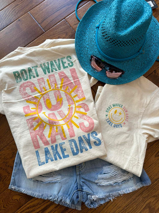 Boat Waves, Sun Rays, Lake Days- Youth