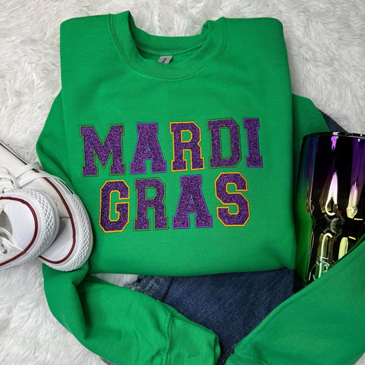 Mardi Gras Crewneck