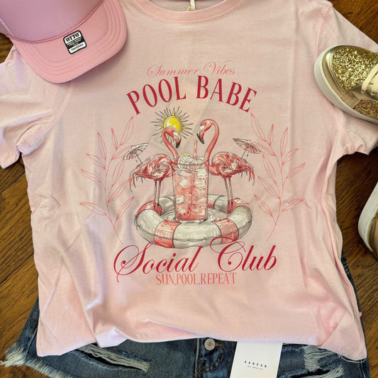 Pool Babe Social Club Tee